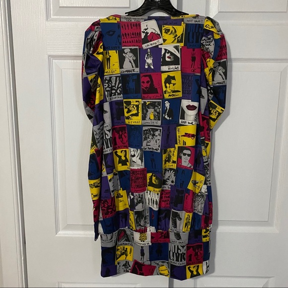⭐️HP⭐️POP ART MISS SIXTY STRETCHY MINI DRESS - Picture 5 of 11